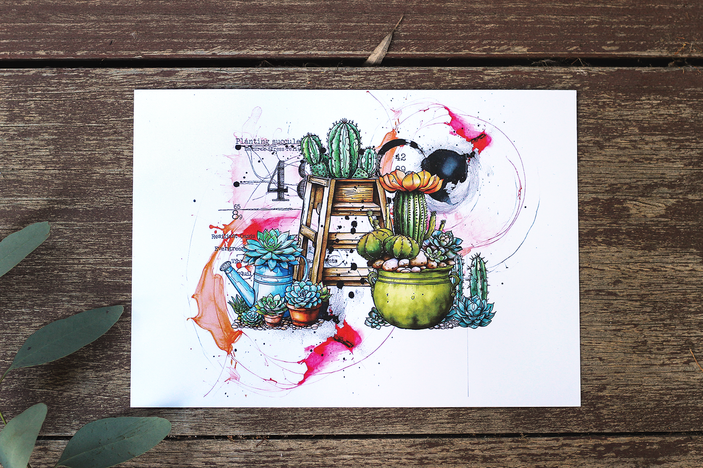 #1073 - A6 Stamp Set - Botanical Bliss
