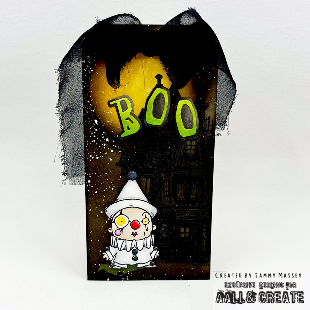 #1210 - A7 Stamp Set - Pierrot And Mime