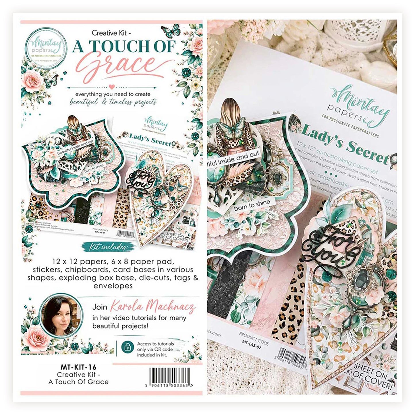 Mintay Creative Kit - A Touch of Grace KIT + TUTORIALS