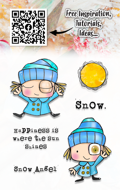 #943 - A7 Stamp Set - Snow Angel