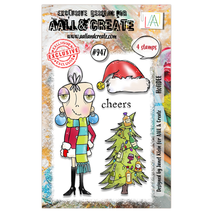 #947 - A7 Stamp Set - HoliDEE