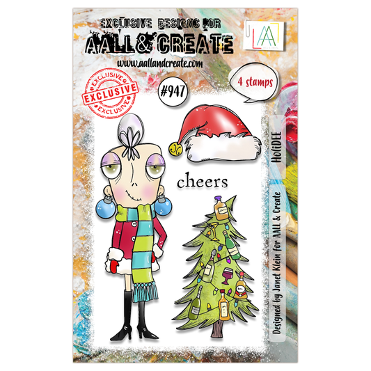 #947 - A7 Stamp Set - HoliDEE
