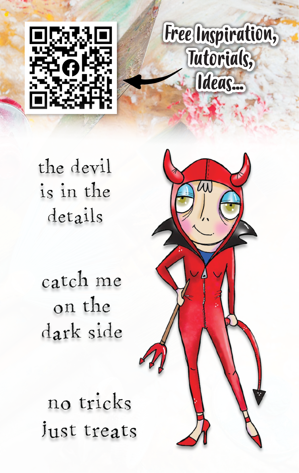 #955 - A7 Stamp Set - Devil Dee