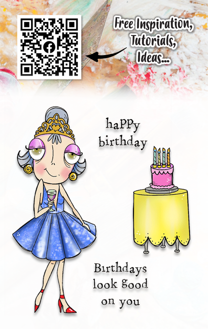 #961 - A7 Stamp Set - Birthday Dee