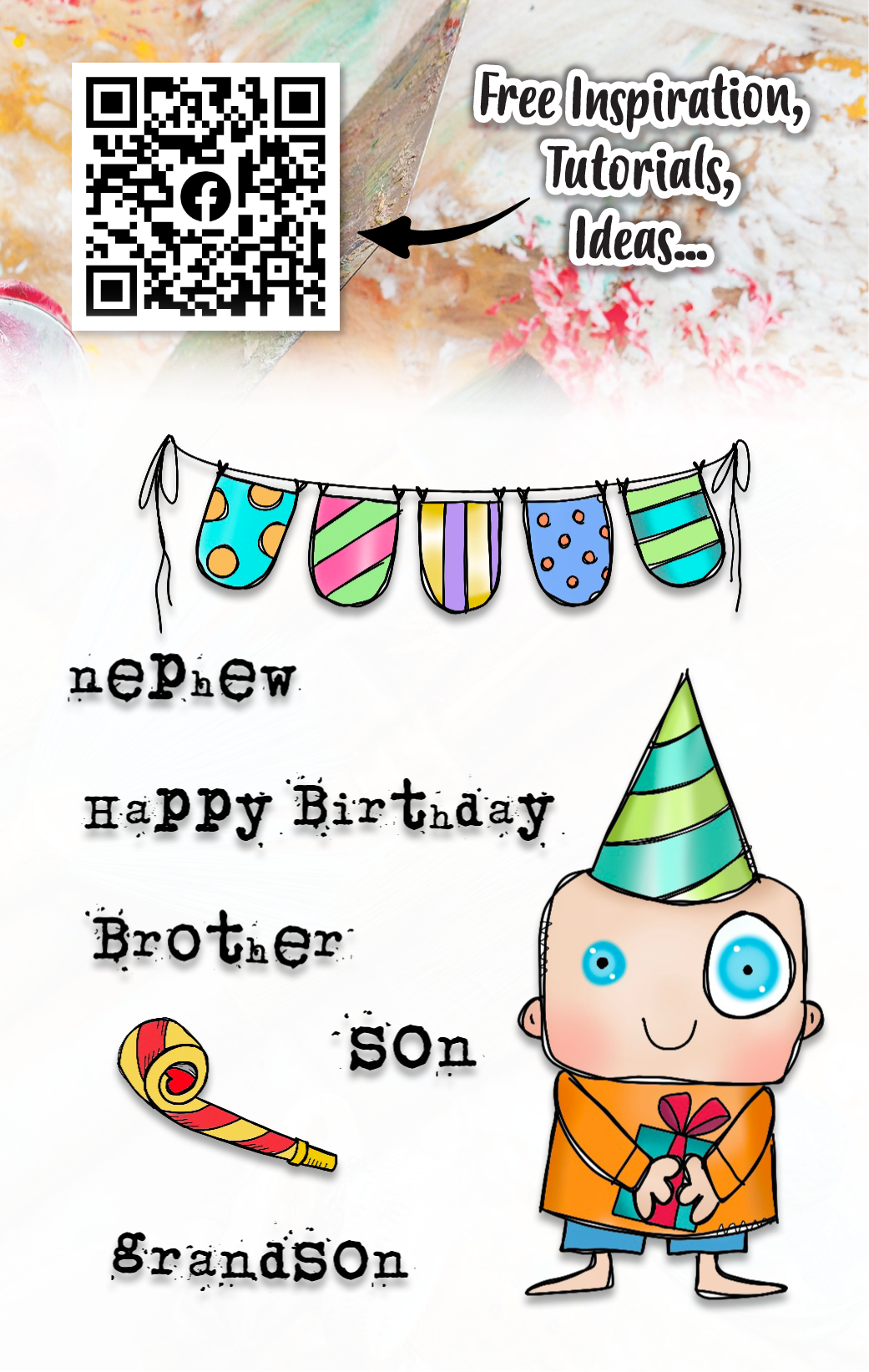 #962 - A7 Stamp Set Set - Boy Birthday