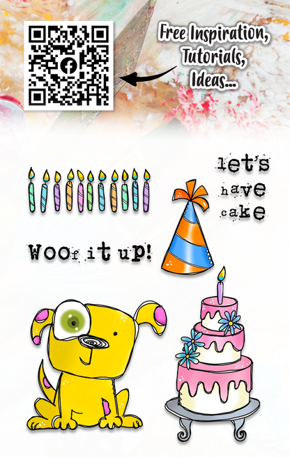 #968 - A7 Stamp Set - Woof It Up