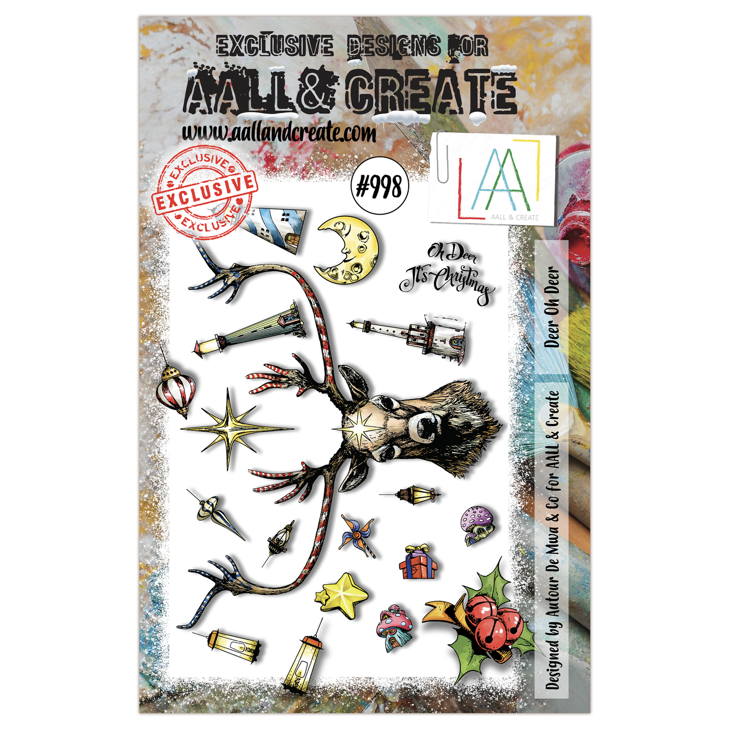 #998 - A5 Stamp Set - Deer Oh Deer