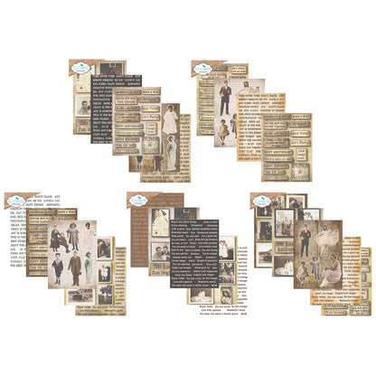 Elizabeth Craft Designs Hello You! A5 Patterned Cardstock Journal Ephemera 1