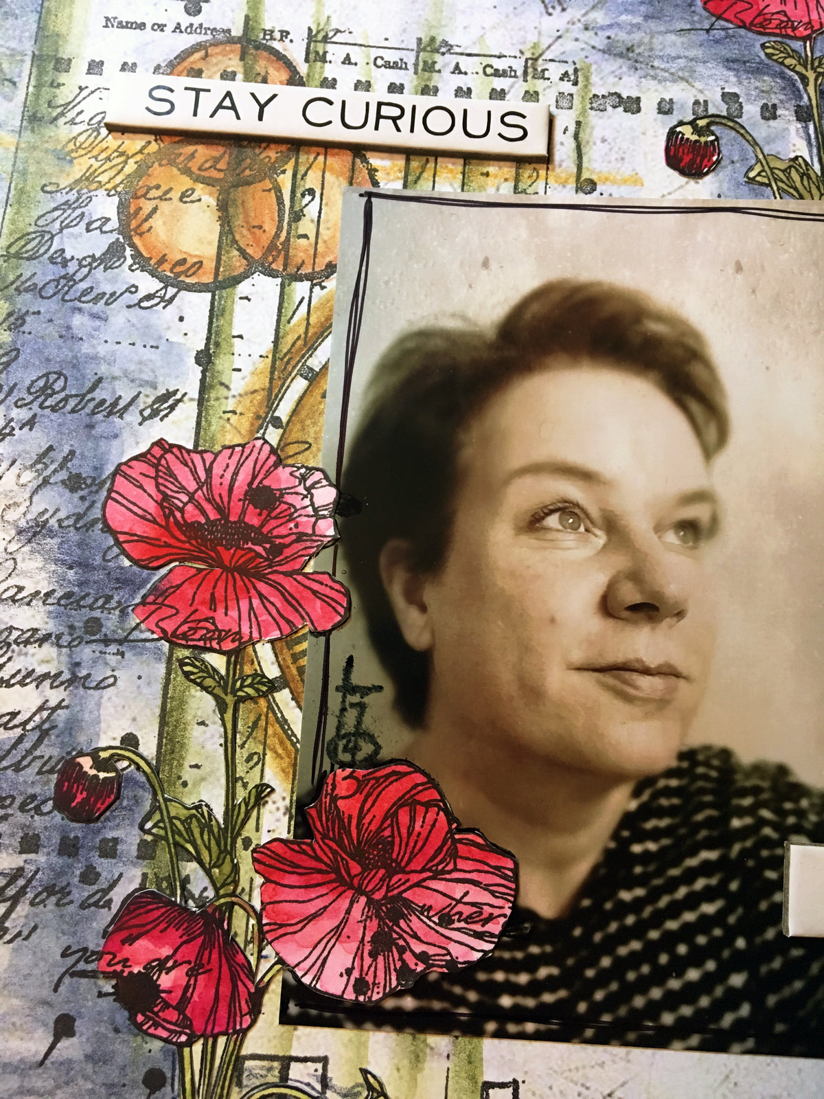 TP-197 - A5 Clear Stamp Set - Scripted Botanicals
