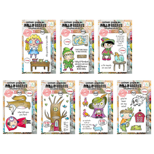 AALL & Create Set 7x A7 stamp sets - Stories To Tell