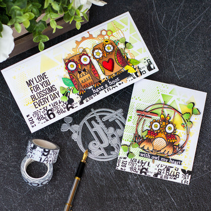 #658 - A6 Clear Stamp Set - Have A Hoot