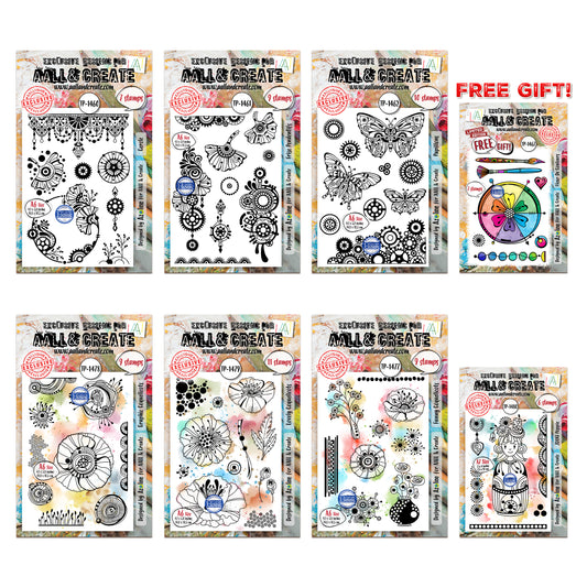 AALL & Create Azoline June & July Collection + Free A7 Stamp Set