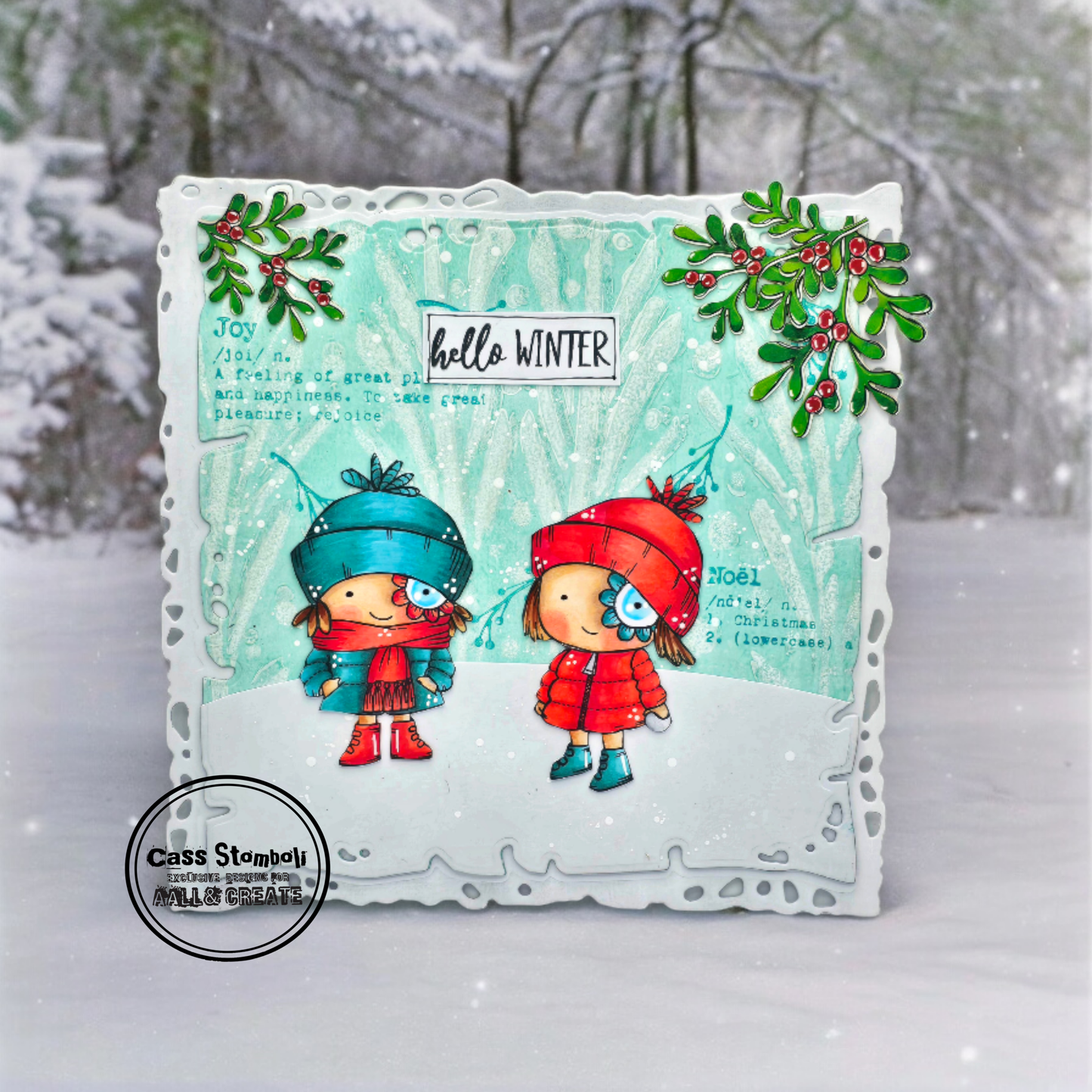 Janet Klein Christmas A7 Stamps Bundle