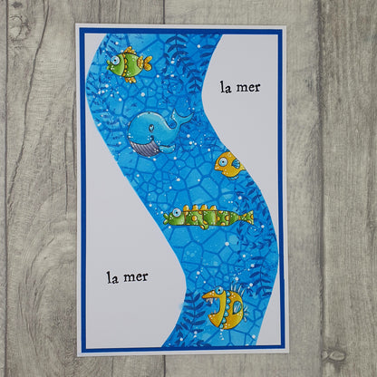 TP-858 - A7 Clear Stamp Set - Plenty of Fish