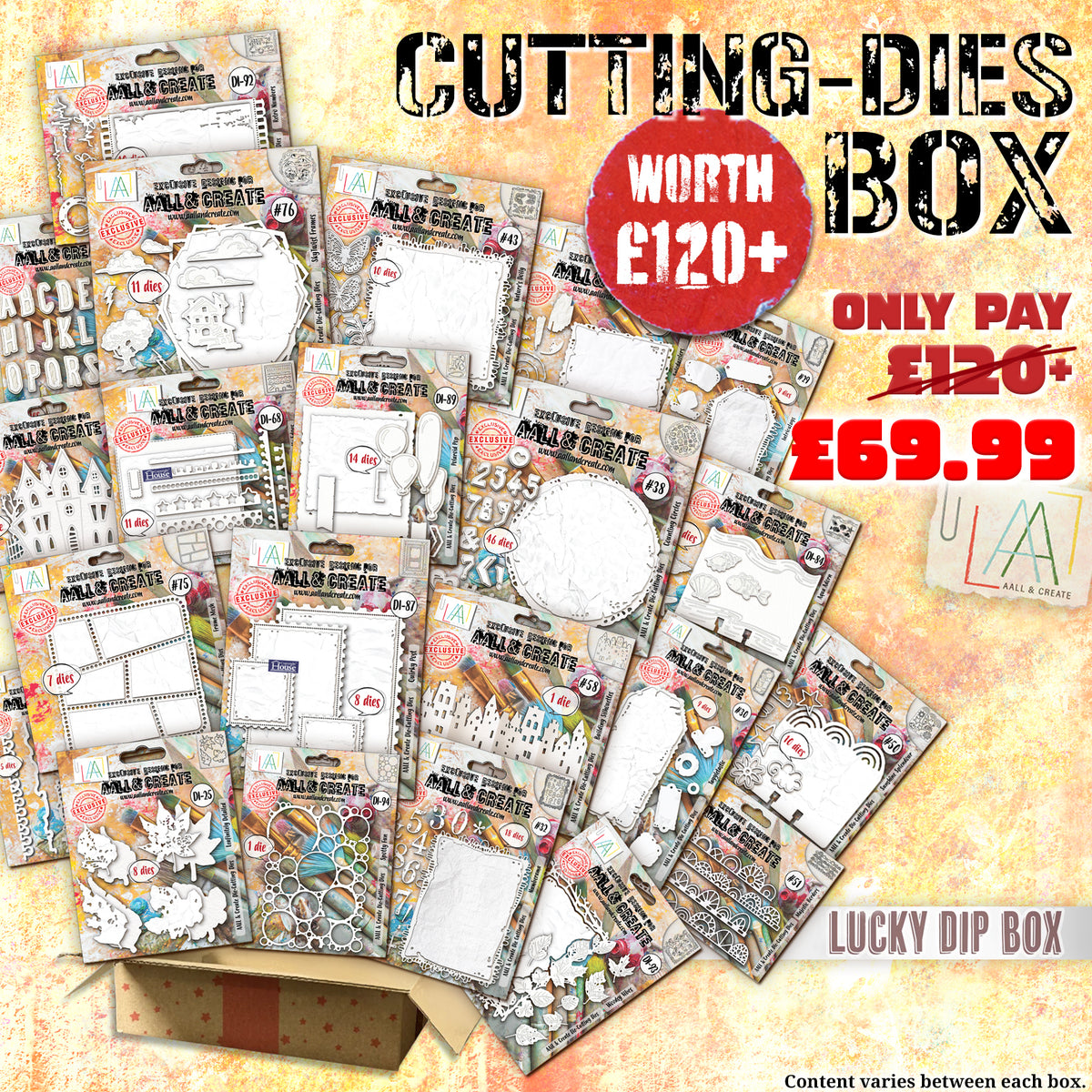 AALL & Create Lucky Dip Cutting-Dies Box - Large