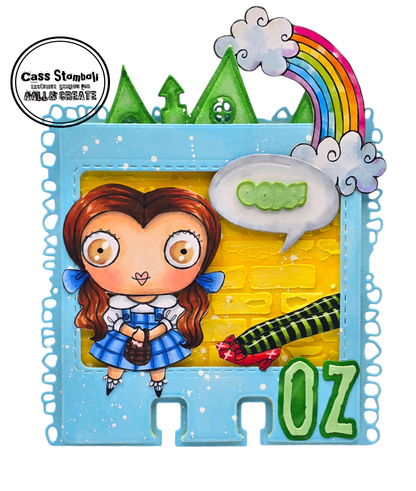 #501 - A7 Clear Stamp Set - Dorothy & Toto