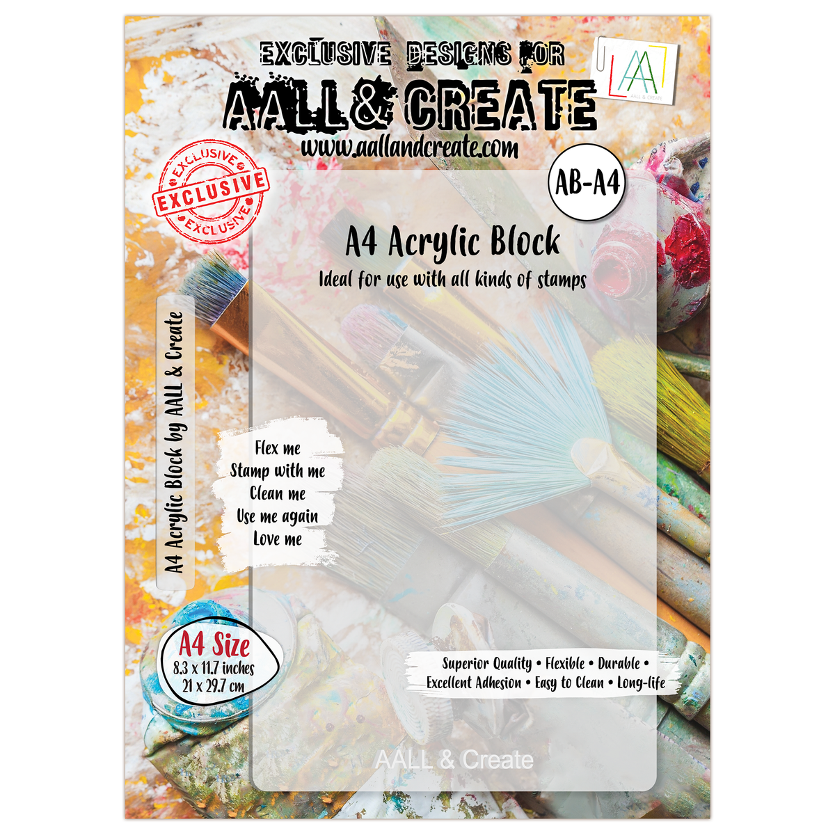AALL & Create A4 Acrylic Block