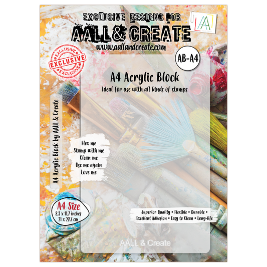 AALL & Create A4 Acrylic Block