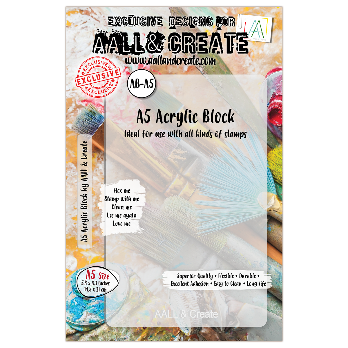 AALL & Create A5 Acrylic Block
