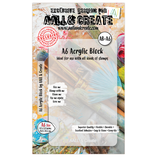 AALL & Create A6 Acrylic Block
