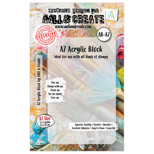 AALL & Create A7 Acrylic Block