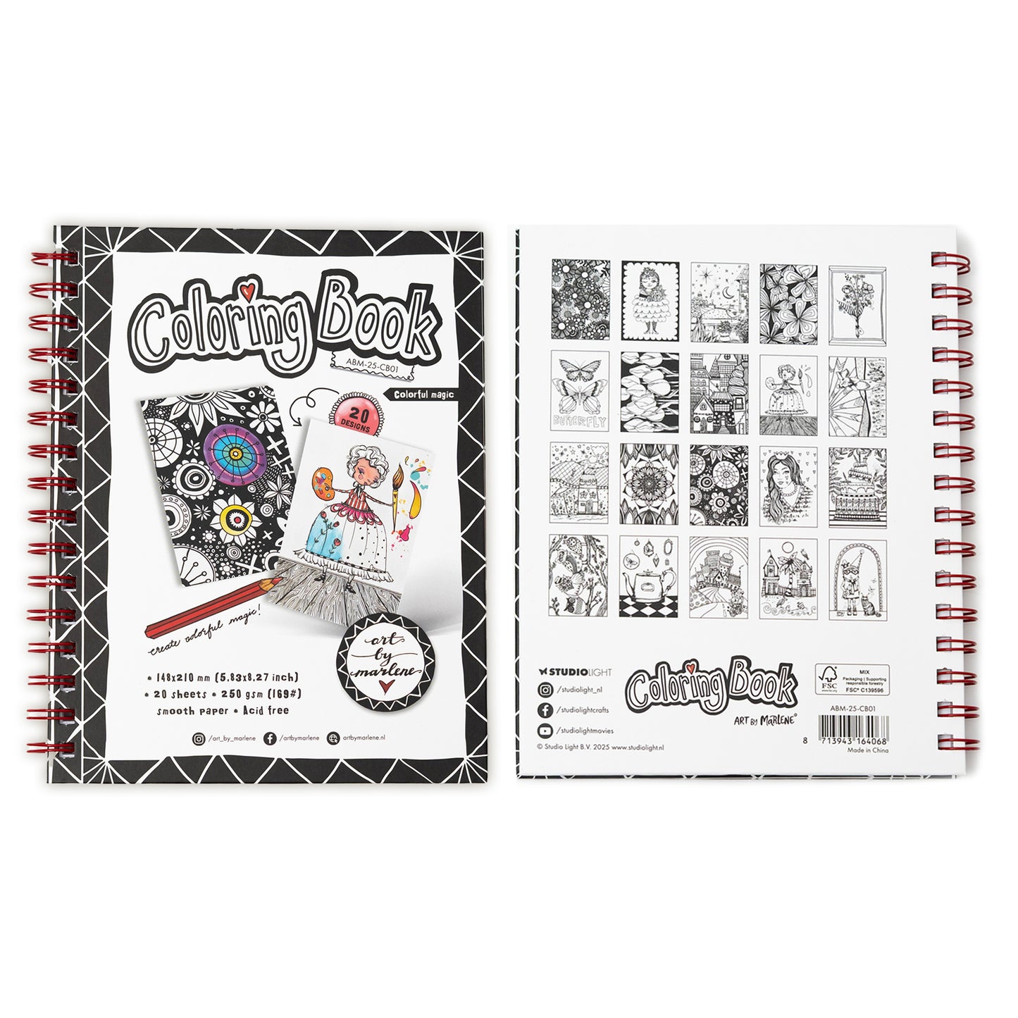 Art By Marlene Coloring Book Colorful Magic