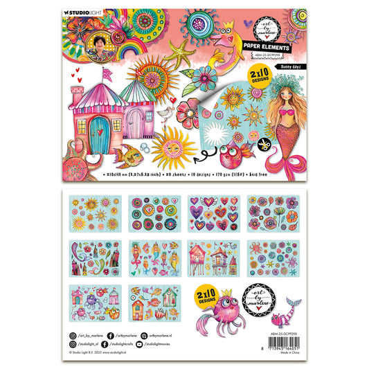 Art By Marlene Die-cut Designer Paper Pad Sunny Days