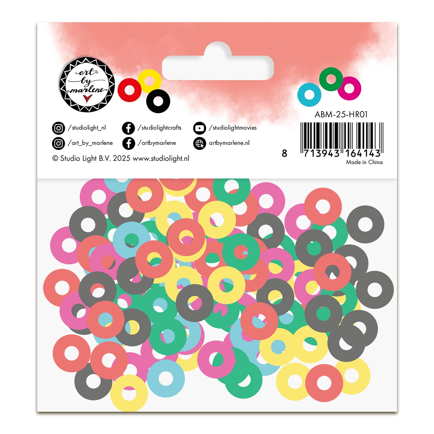 Art By Marlene Hole-reinforcements Color Confetti