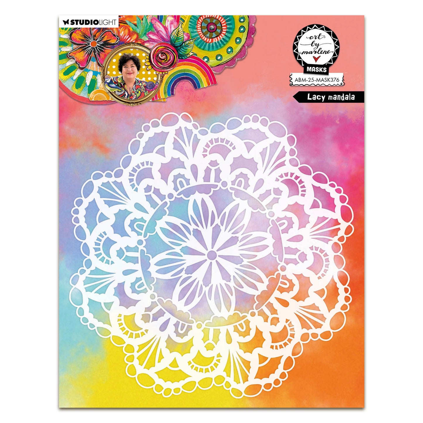 Art By Marlene Mask Lacy Mandala