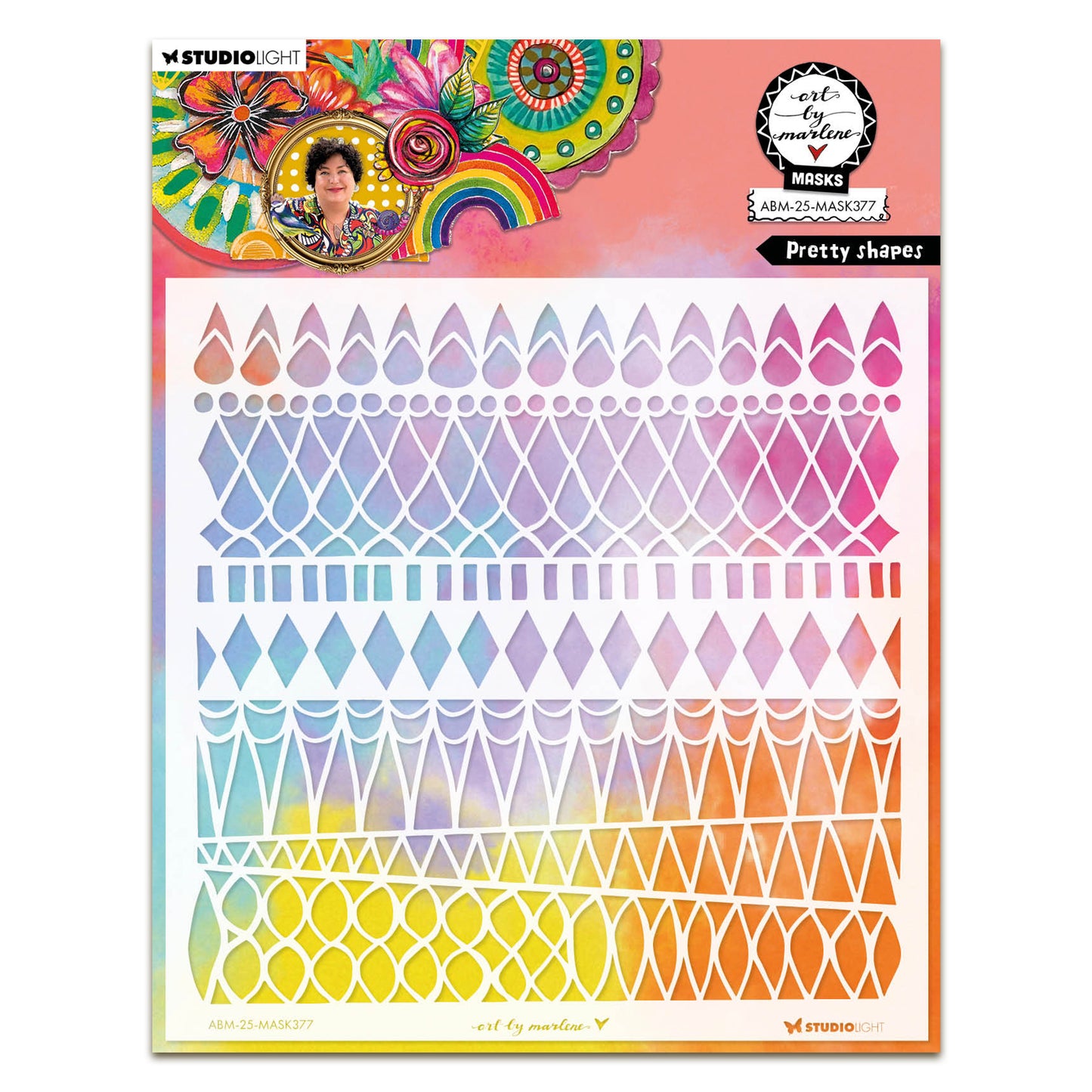 Art By Marlene Mask Pretty Shapes