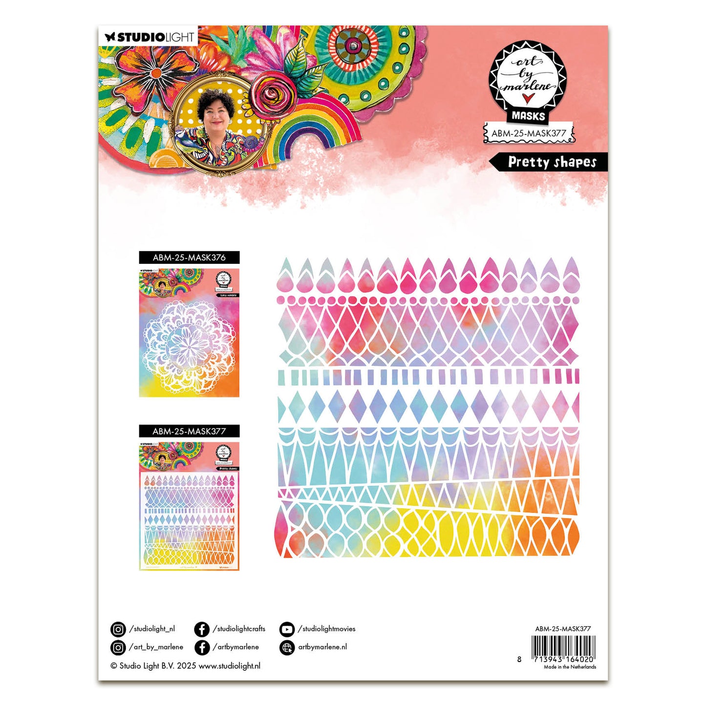 Art By Marlene Mask Pretty Shapes