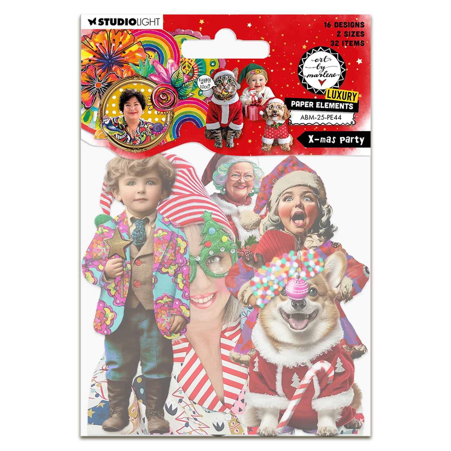 Art By Marlene Paper Elements X-mas Party