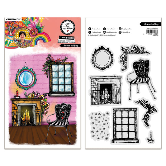 Art By Marlene Clear Stamp - Scene Building