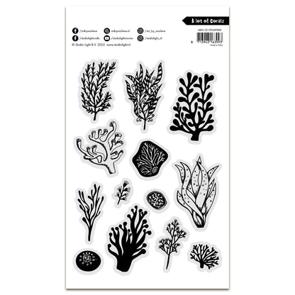 Art By Marlene Clear Stamp A Lot of Corals