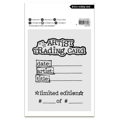 Art By Marlene Clear Stamp Artist Trading Card