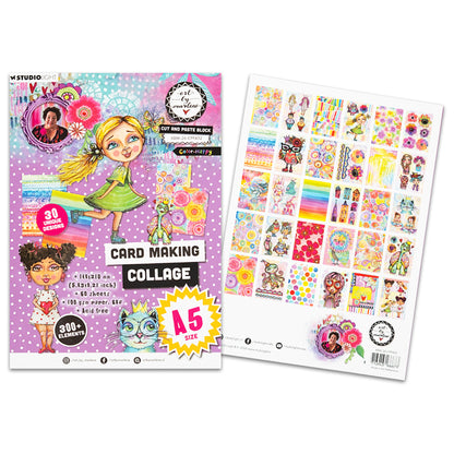 Art By Marlene Collage Paper Pad Color-happy