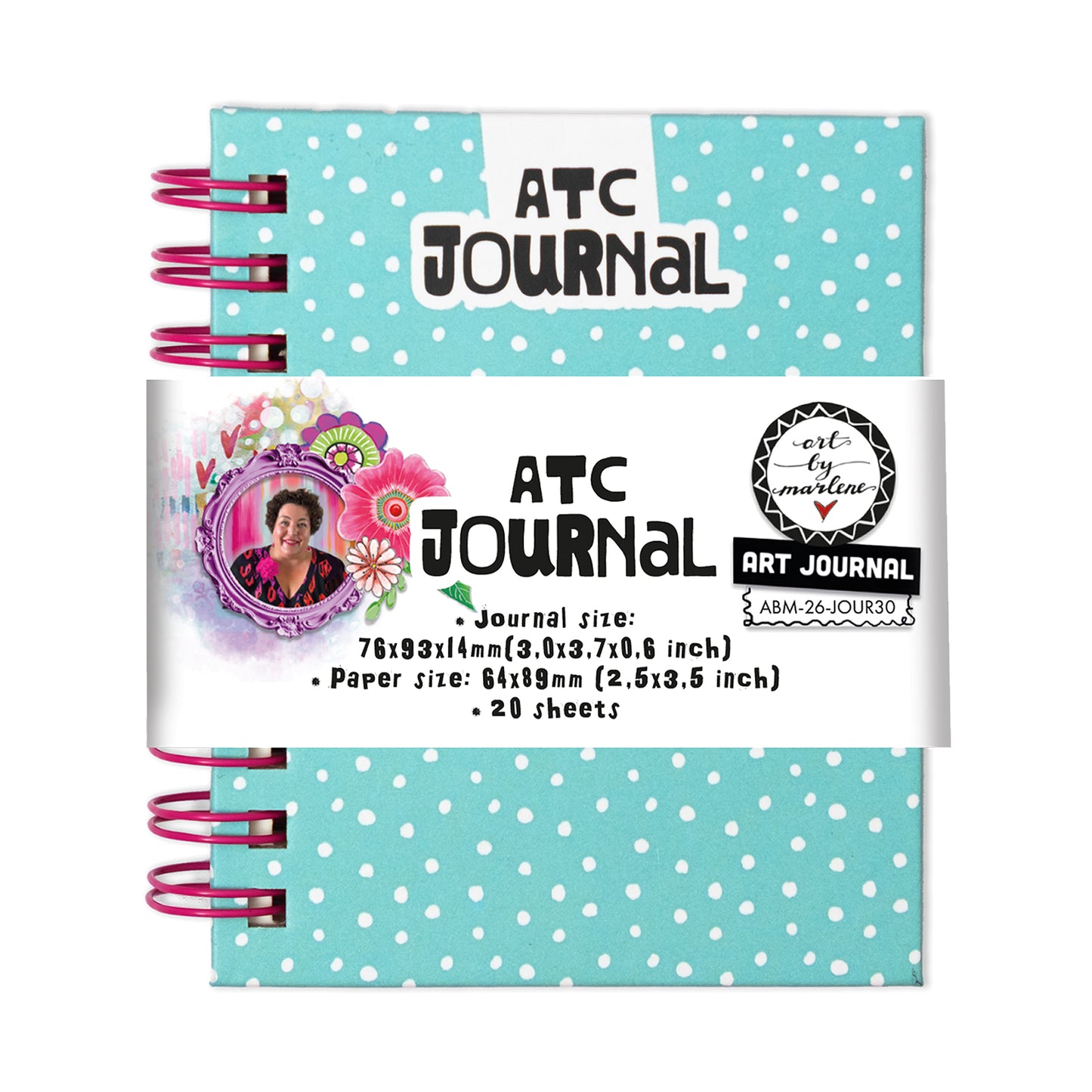 Art By Marlene Art Journal ATC-size Art by Marlene 96x113x14mm 1 Piece