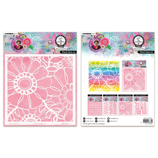 ABM Mask Floral close-up