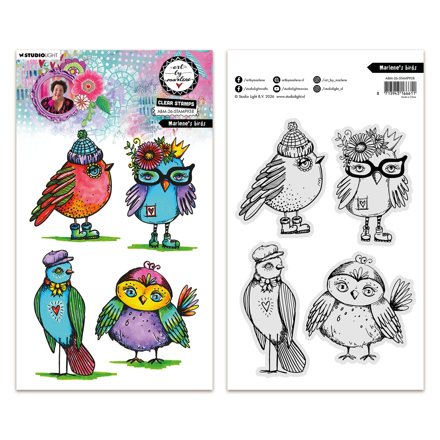 Art By Marlene Clear Stamp Marlene's birds