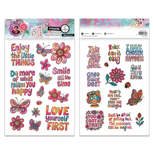 Art By Marlene Stickers Quotylicious Art by Marlene 210x297x3mm 2 Sheets
