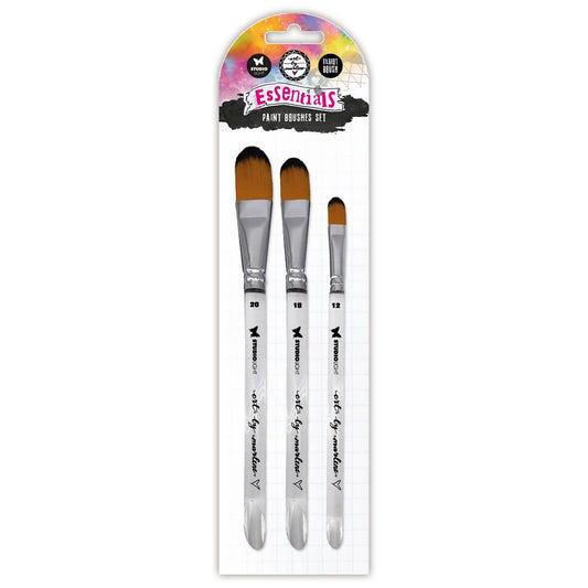 Art By Marlene Essentials Paint Brushes Set Filbert (3pcs)