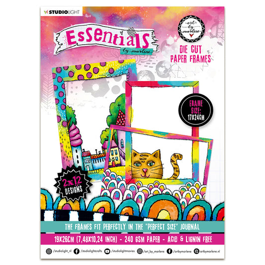 Art By Marlene Essentials Die Cut Paper Frames Block