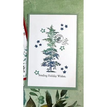 Arden Creative Studio Maker Series Winter Etchings 4in x 8in Clear Stamp Set