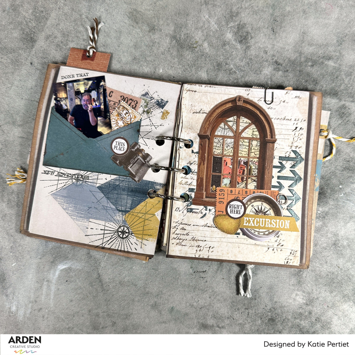 Arden Creative Studio Been There 6in x 8in Paper Pad