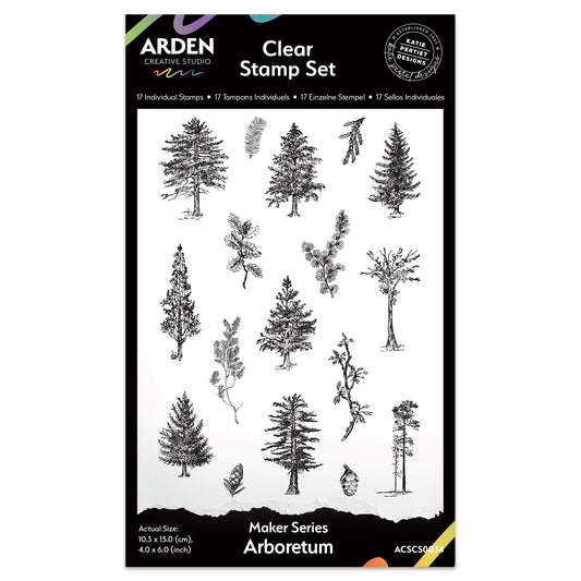 Arden Creative Studio Maker Series Arboretum 4in x 6in Stamp Set