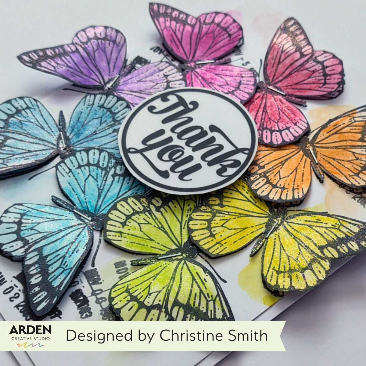 Arden Creative Studio Amber Ledgers Thankful Kiss-Cut PET Tape