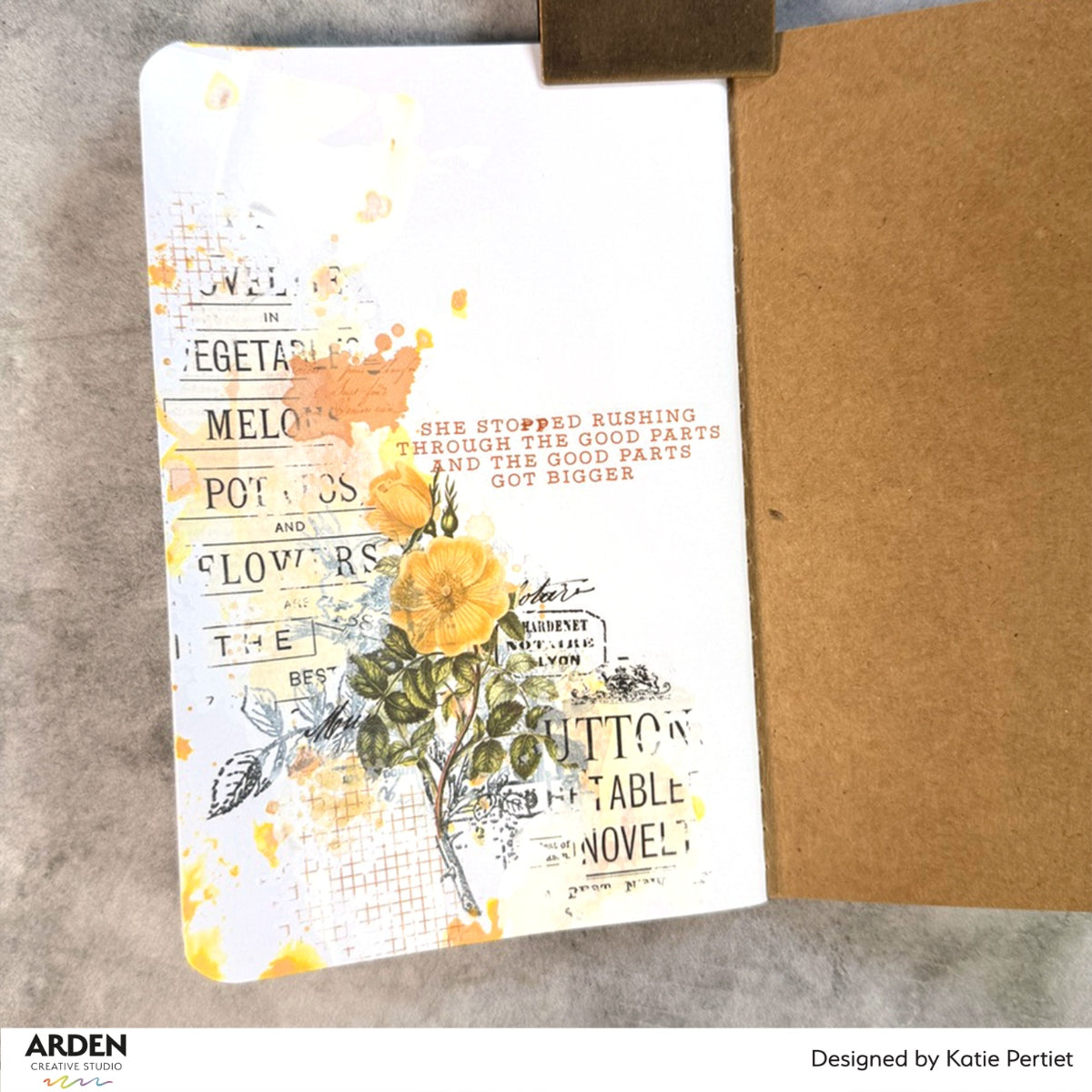 Arden Creative Studio Maker Series Gardener Clusters 4in x 8in Clear Stamp Set