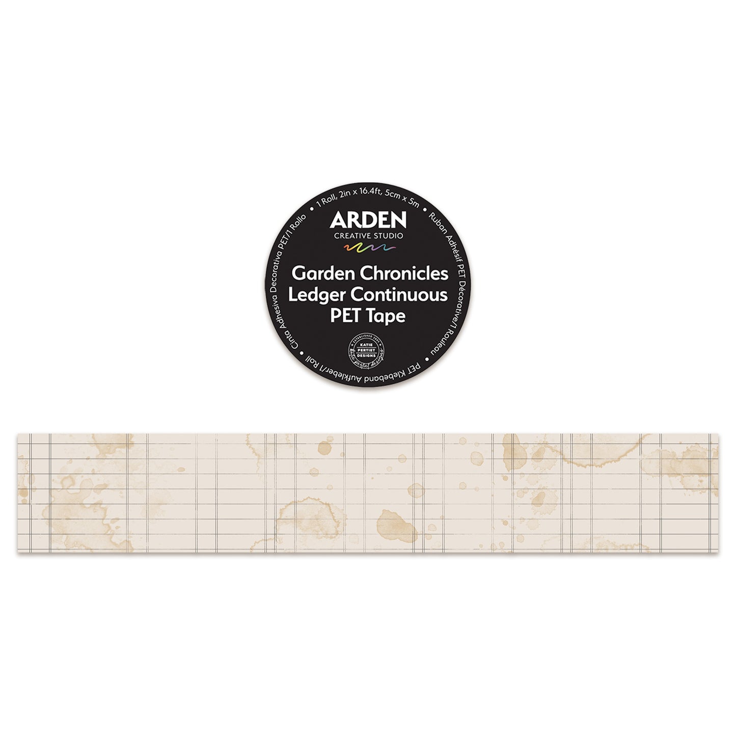 Arden Creative Studio Garden Chronicles Ledger Continuous PET Tape