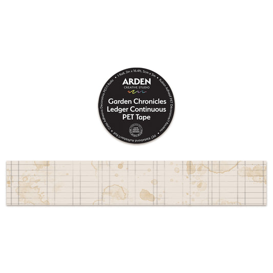 Arden Creative Studio Garden Chronicles Ledger Continuous PET Tape