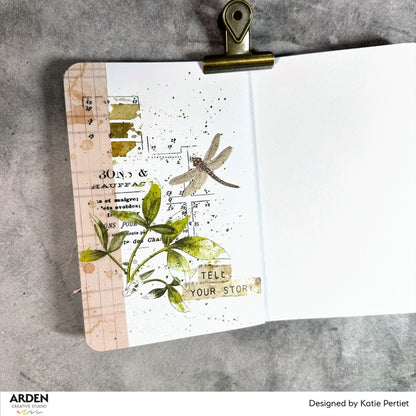 Arden Creative Studio Garden Chronicles 6in x 8in Rub-On Transfer Set